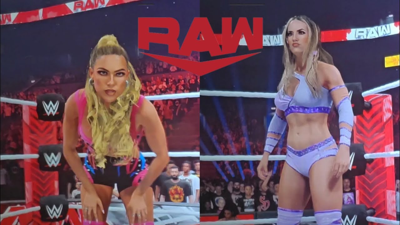 MONDAY NIGHT RAW. WOMENS DIVISION MAXXINE DUPRI LOOKS TO TAKE DOWN CHELSEA GREEN! CAN SHE DO IT???