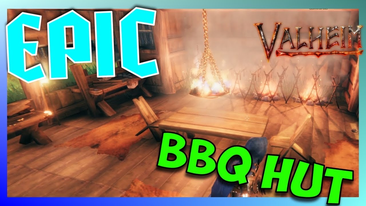 Valheim: How to build BBQ hut!