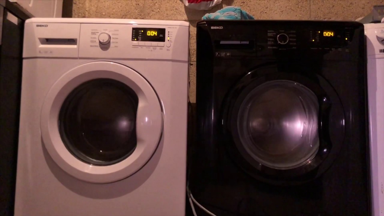 Spin Race : Beko WMB61431W + Beko WMB71231B Washing Machine