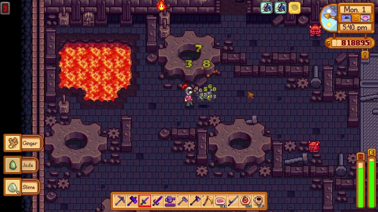 Stardew Valley:  How good is an Iridium Needle with many crit modifiers ?