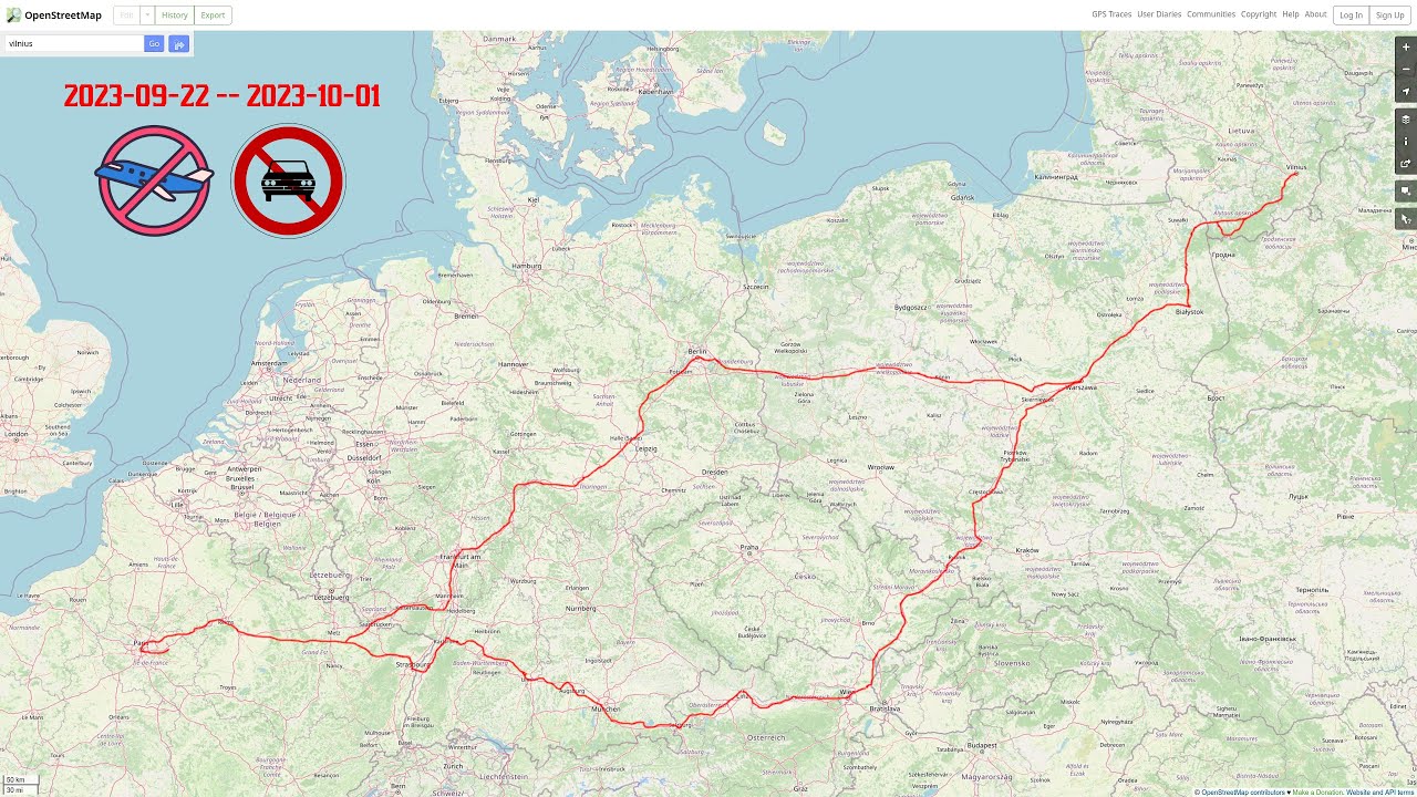 Kelionė traukiniais: Warszawa - Wien - Disneyland Paris - Frankfurt - Warszawa. 2023 rugsėjis