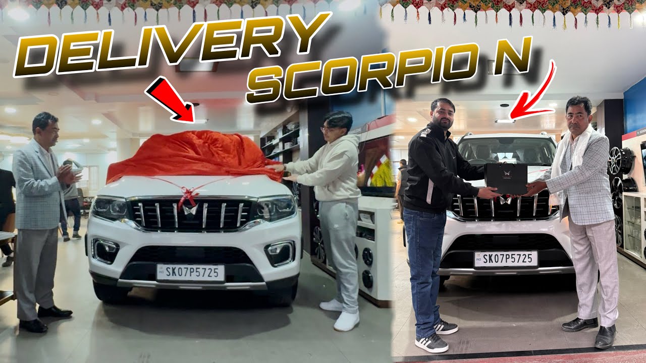 Taking Delivery of new Scorpio n Z8T || Big Daddy of SUV #scorpion #2026 #sikkim #mahindra ❤️😇😎