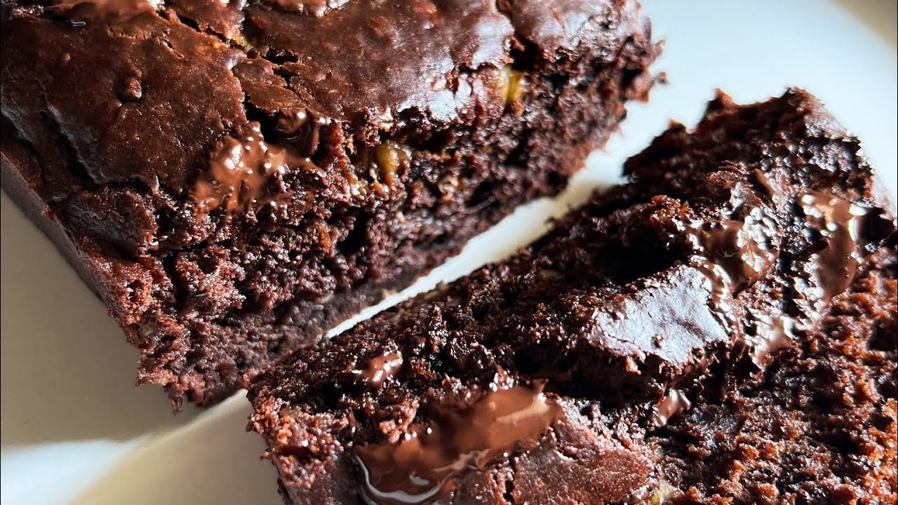 Double Chocolate Banana Bread 🍌 Delicious Vegan Recipe!
