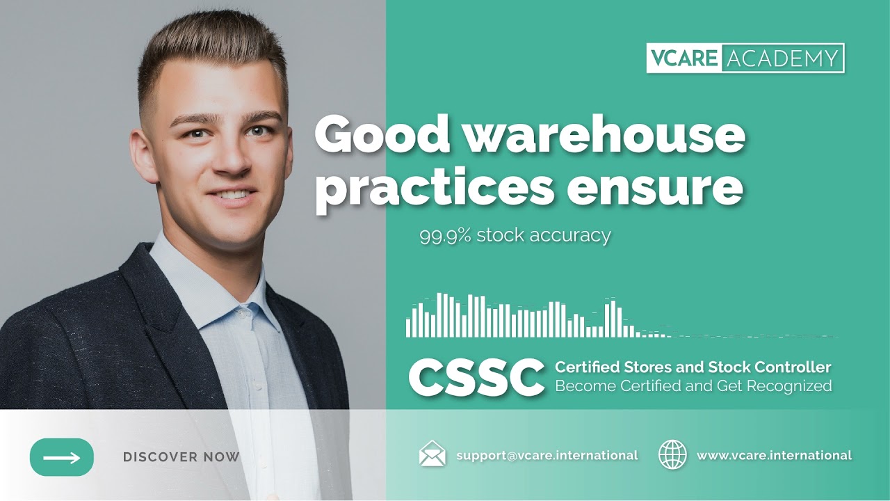 Good warehouse practices ensure 99.9% stock accuracy.