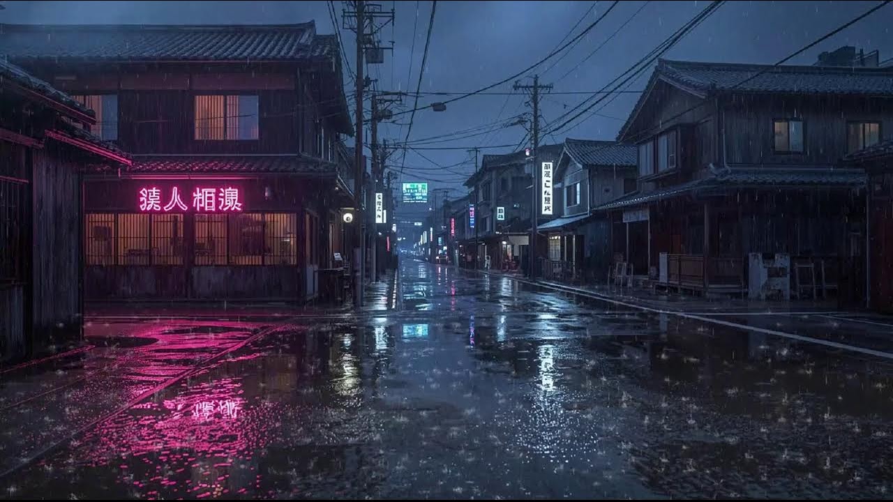 Rainy Night Lofi Mix 🌙 Calm Chillhop Beats to Relax, Study & Sleep #26