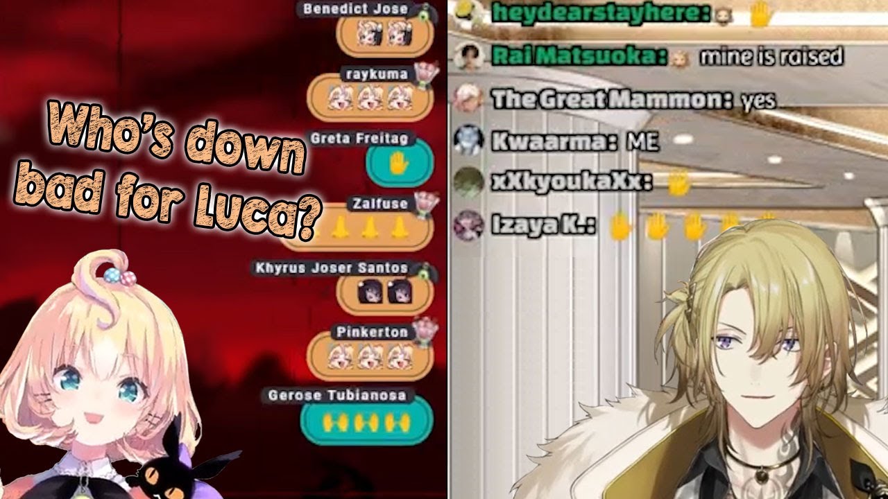 Lucubs and Famillie(also Millie) are down bad for Luca
