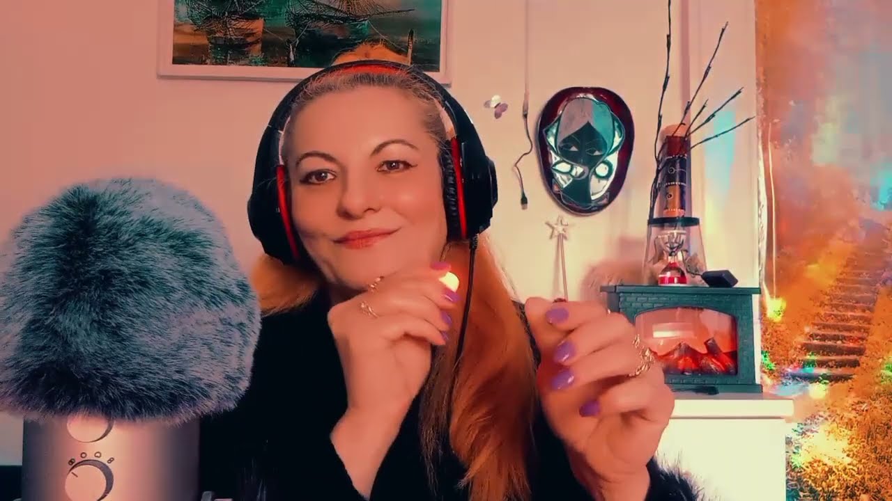 Fascinant asmr 🇷🇴🎣[Energia negativa,cuvinte motivaționale, Shh,Noapte buna!]🇷🇴Finger, light!