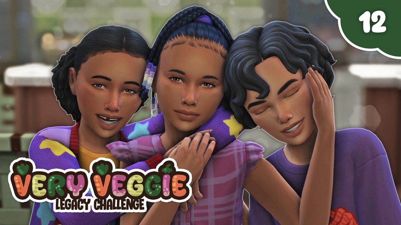 They're Growing Up So Fast! [12] Sims 4 Very Veggie Legacy