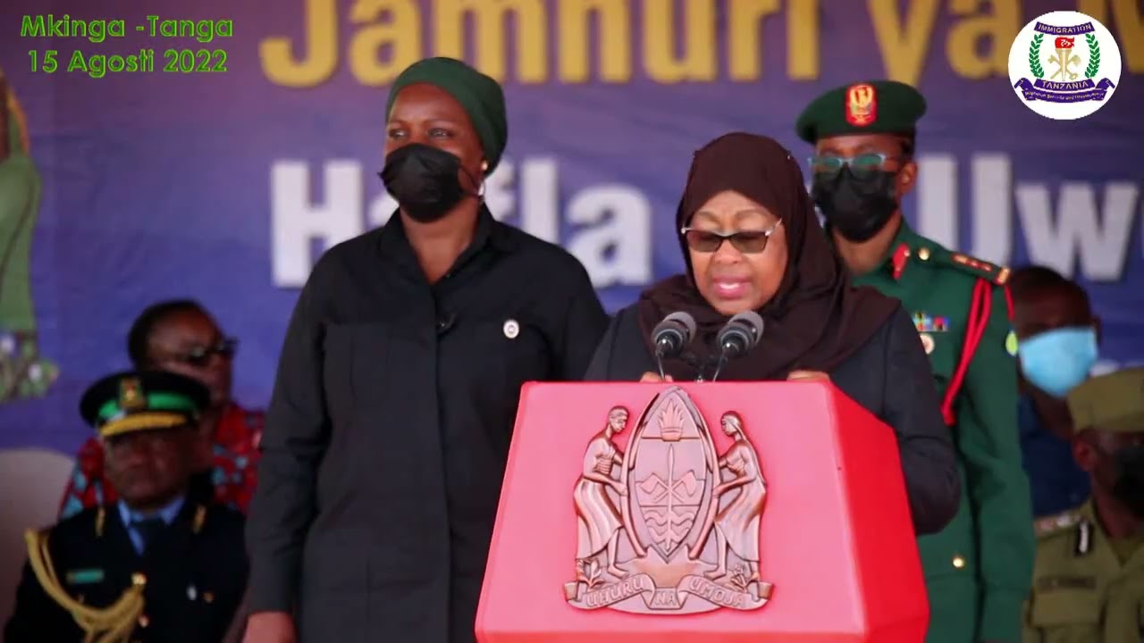 #TUJIKUMBUSHE: KWA UFUPI HOTUBA YA RAIS DKT. SAMIA AKIFUNGA MAFUNZO YA ASKARI WAPYA WA UHAMIAJI 2022
