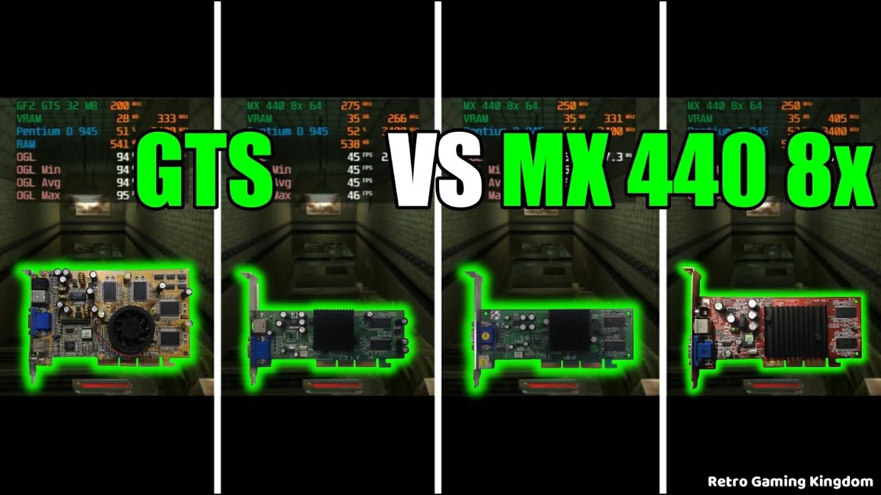 GeForce2 GTS vs GeForce4 MX 440 8x 64 bit Test In 11 Games (Part 1/2)