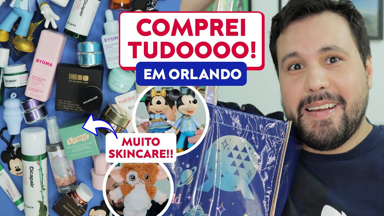 COMPREI TUDO EM ORLANDO! Skincare Roupas Make na Sephora, TJ Maxx, Ross, Marshalls e Outlets Premium