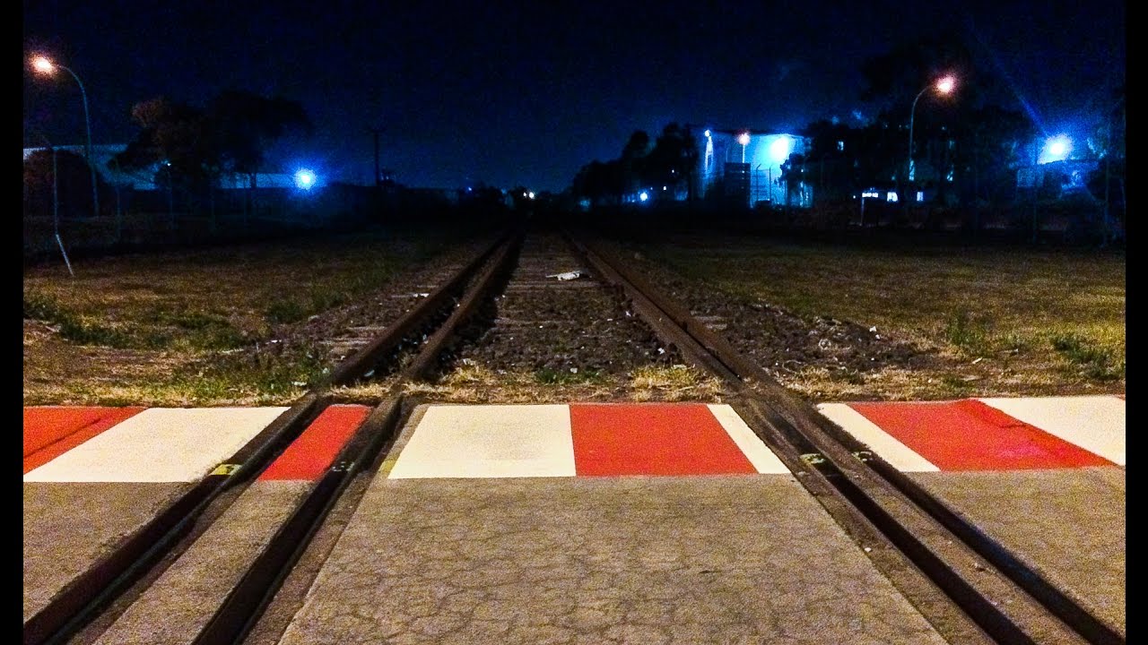 Abandoned: Upfield-Somerton Link Railway Line at Night