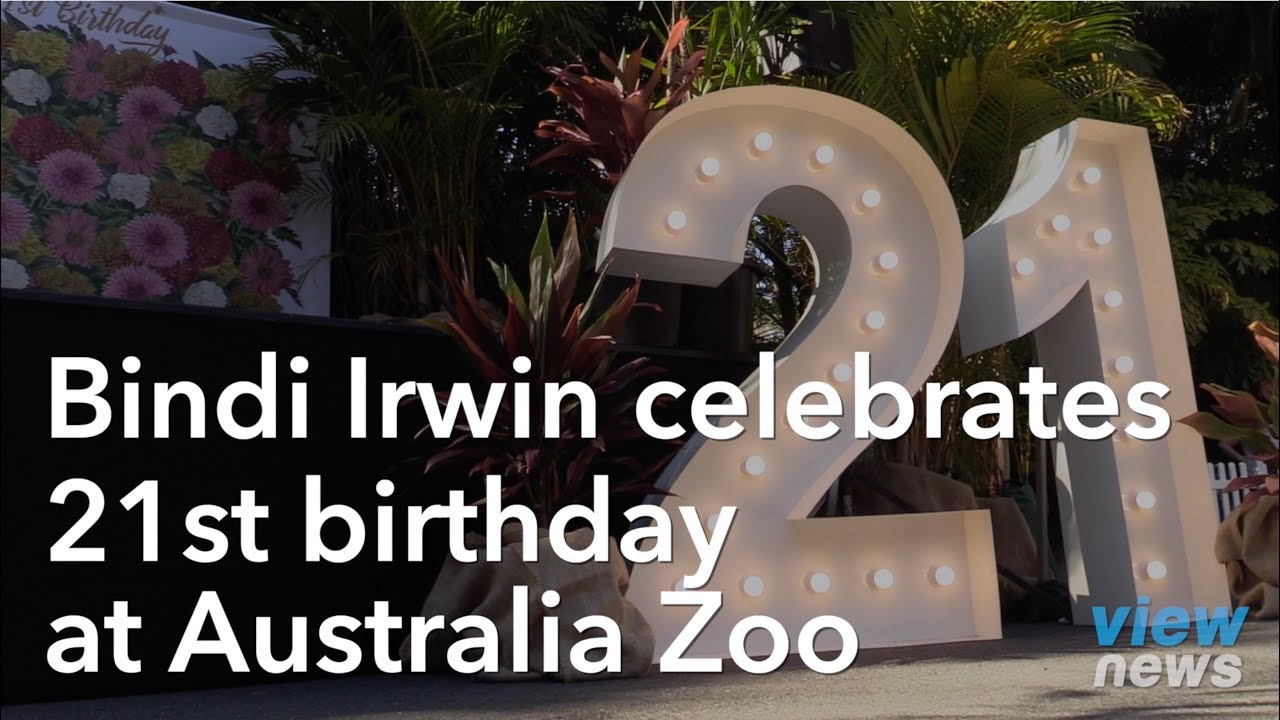 Bindi Irwin celebrates her 21st birthday at Australia Zoo