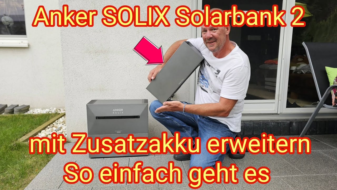 Erweiterungsakku/Zusatzspeicher an Anker Solix Solarbank 2 Pro & Plus anklemmen - so einfach ist es