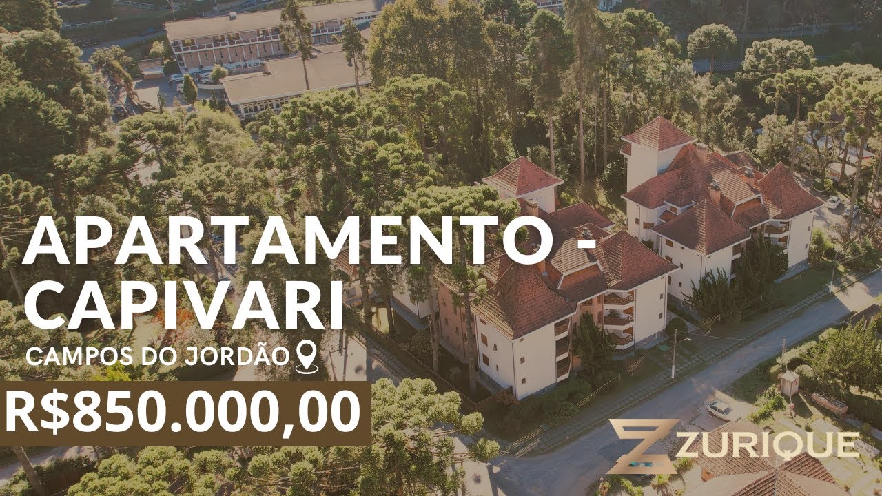 🌲Apartamento – Capivari – Campos do Jordão/SP - R$850.000,00