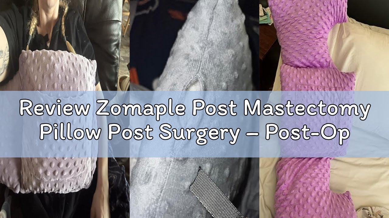 Review Zomaple Post Mastectomy Pillow Post Surgery – Post-Op Essentials, Breast Augmentation/Reducti