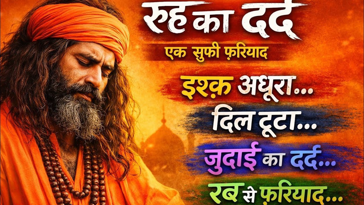 “इश्क़ अधूरा सही… मगर दर्द पूरा है | Sad Sufi Kalam”