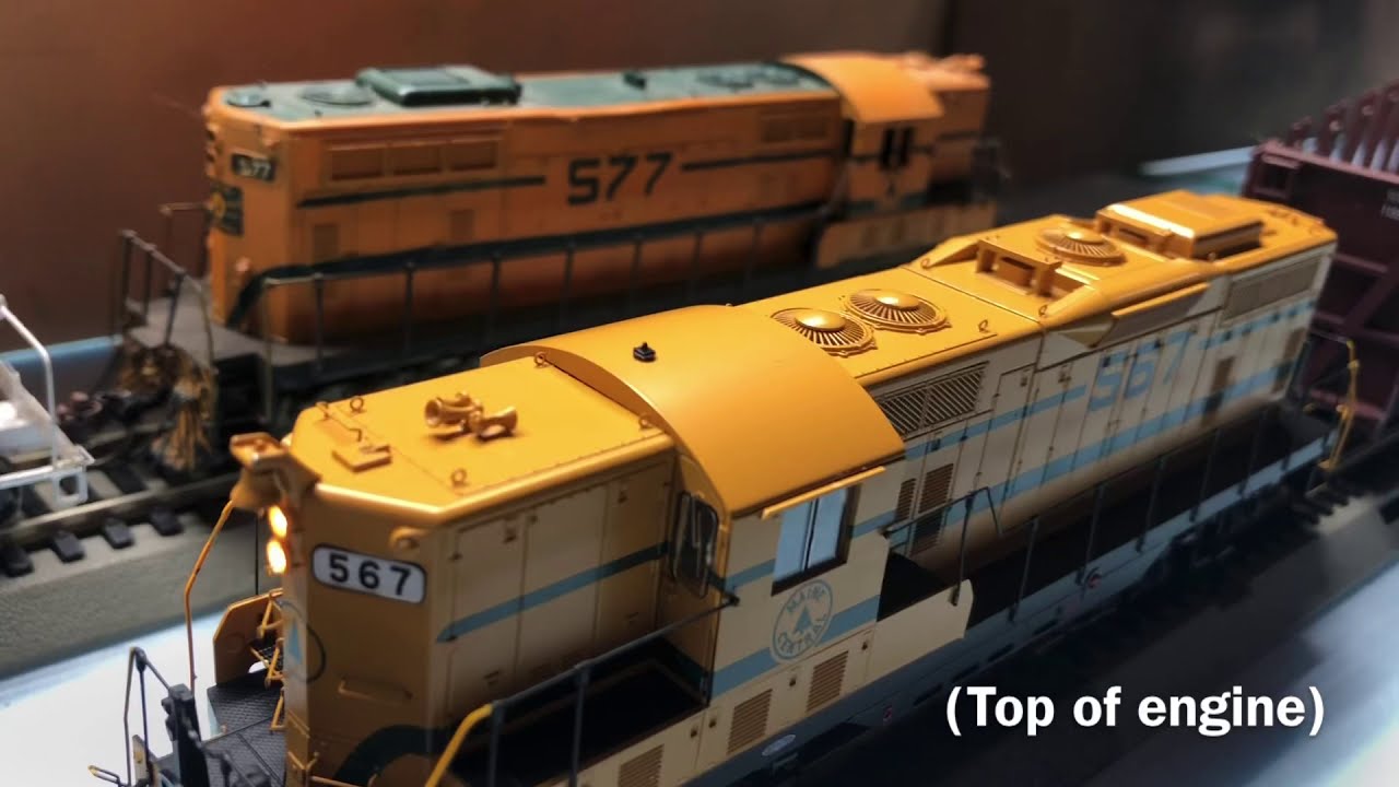 Review Of The New Athearn Genesis GP7’s with the Soundtraxx Tsunami 2  - Maine Central Railroad