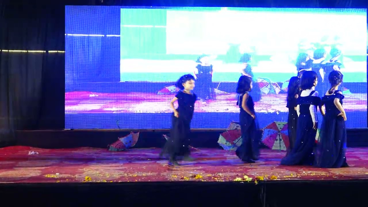 UKG Boys and Girls from Pushpvihar branch performed on 4th annual day of school .