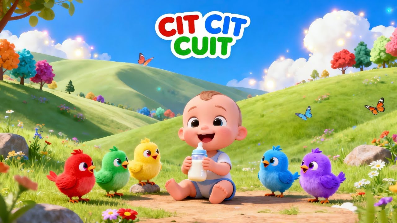 CIT CIT CUIT BURUNG  BERNYANYI - LAGU ANAK ANAK / LAGU ANAK BALITA / LAGU ANAK POPULER 