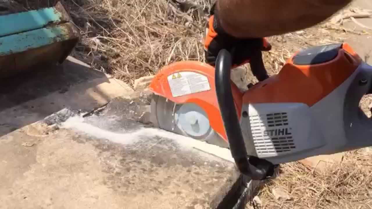 הדגמת משור דיסק נטען סטיל  STIHL TSA 230 cordless cut-off machine-TSA 230