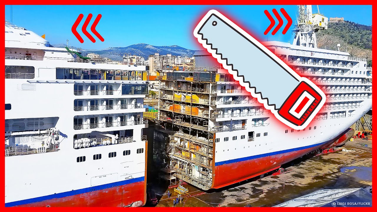O Que Acontece Depois Que os Navios de Cruzeiro São Cortados ao Meio?
