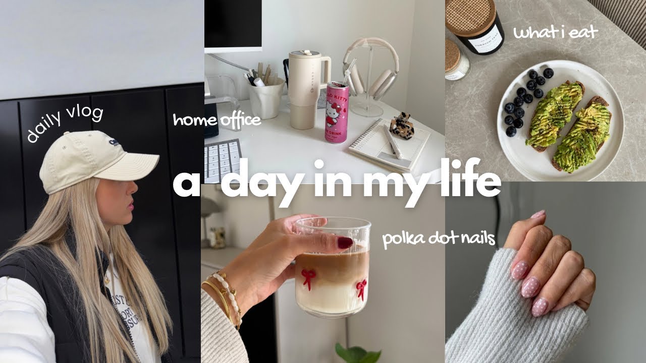 Zimtschnecken test, neonail tutorial & home office | DAILY VLOG