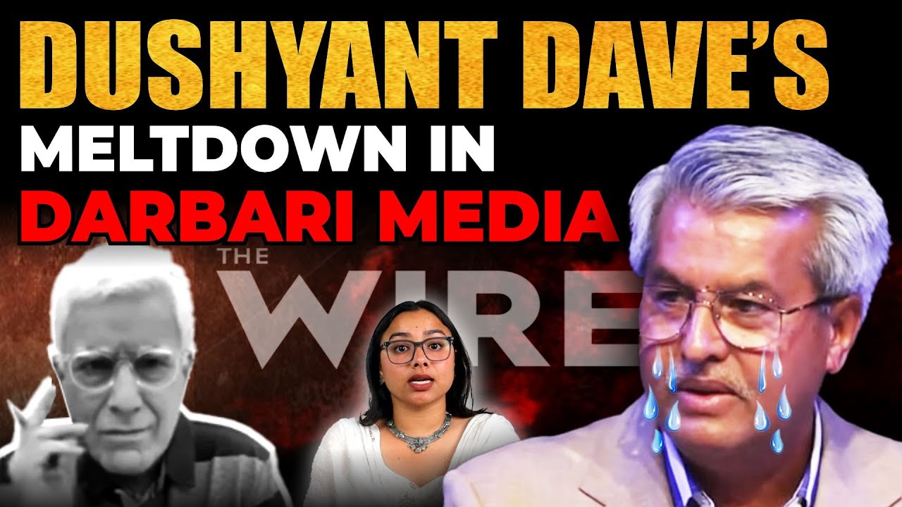 थोथा चना बाजे घना! Dushyant Dave Meltdown In Darbari Media Ft. Karan Thapar   | The Pamphlet