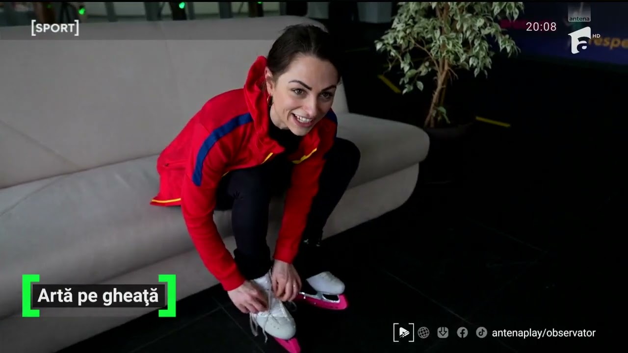 Julia Sauter e germană, dar patinează pentru România! Are 3 joburi pentru a se finanța