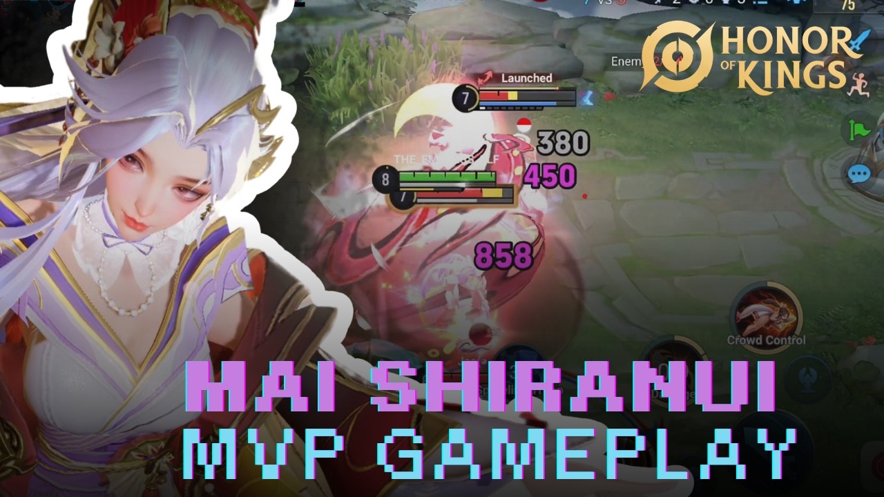 Perfect Game with Mai Shiranui 😳 MVP + 0 Deaths | Honor of Kings