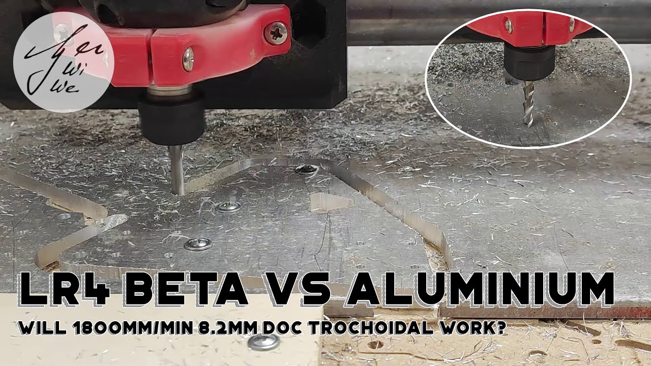 LR4 Beta vs. Aluminium (8.2mm DOC Trochoidal!)