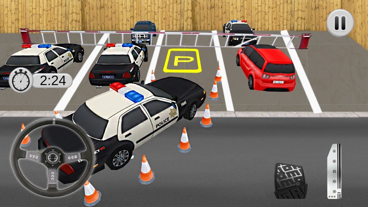 Police Car Parking (by Model Games Studio) Android Gameplay [HD]