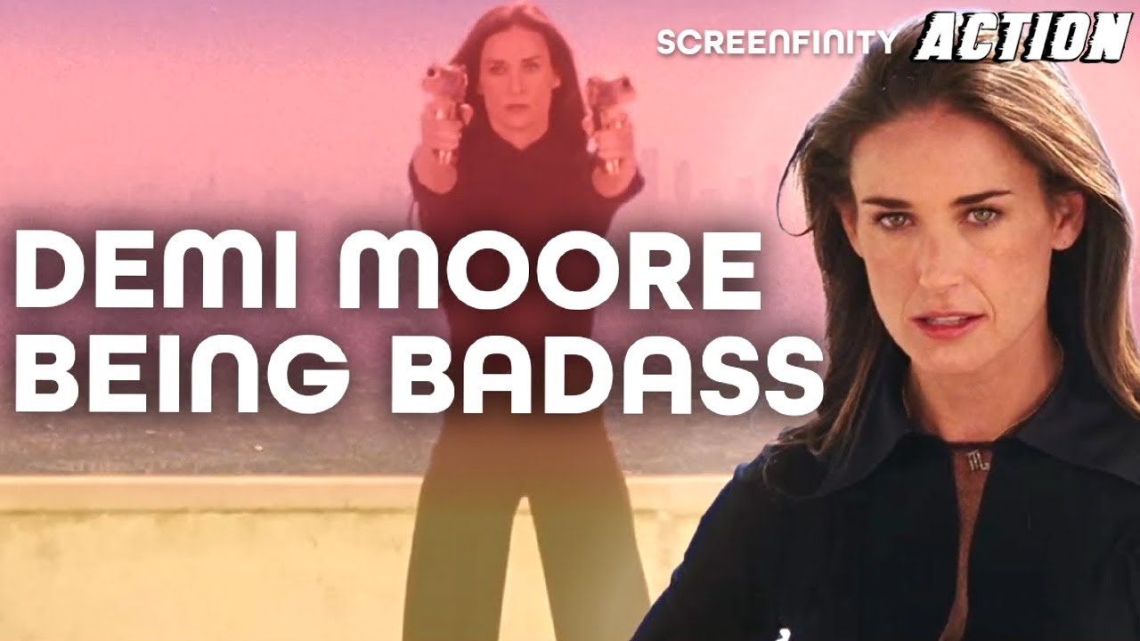 Demi Moore being iconic for 10 minutes straight in Charlie's Angels: Full Throttle