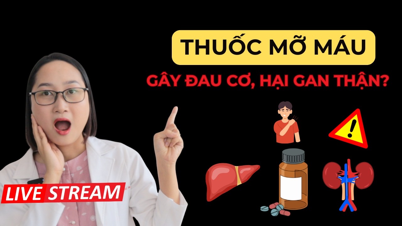 Uống Thuốc Mỡ Máu Lâu Ngày Có Hại Gan, Hại Cơ, Hại Thận Không? | Dược Sĩ Lan