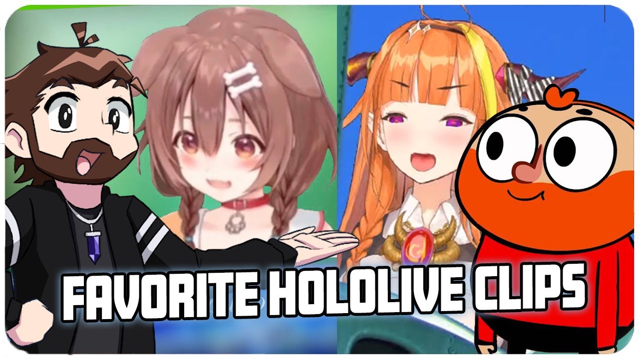 Я показал @jessecox мои любимые клипы Hololive