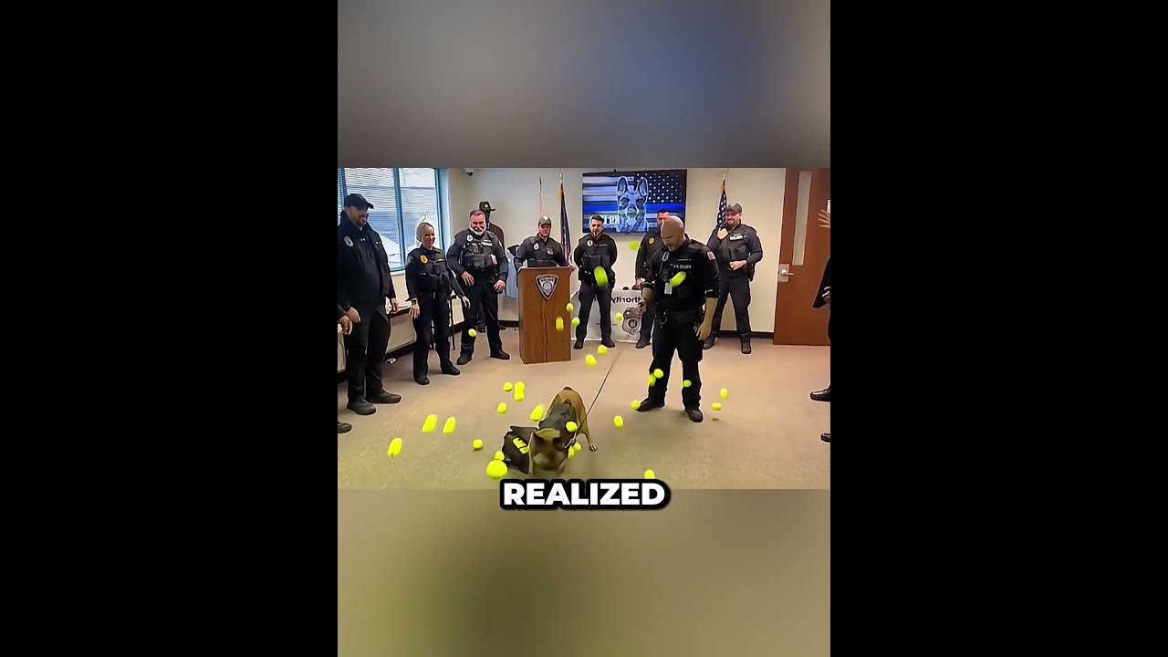 Police Dog Gets The Sweetest Retirement Surprise 🥹🐶 #shorts