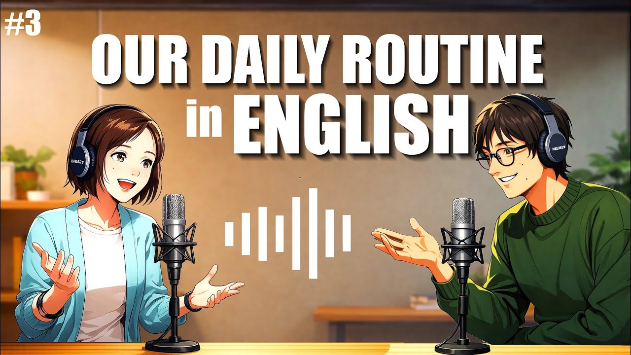 Daily Routine in English | Simple Spoken English for Beginners.🗣️
