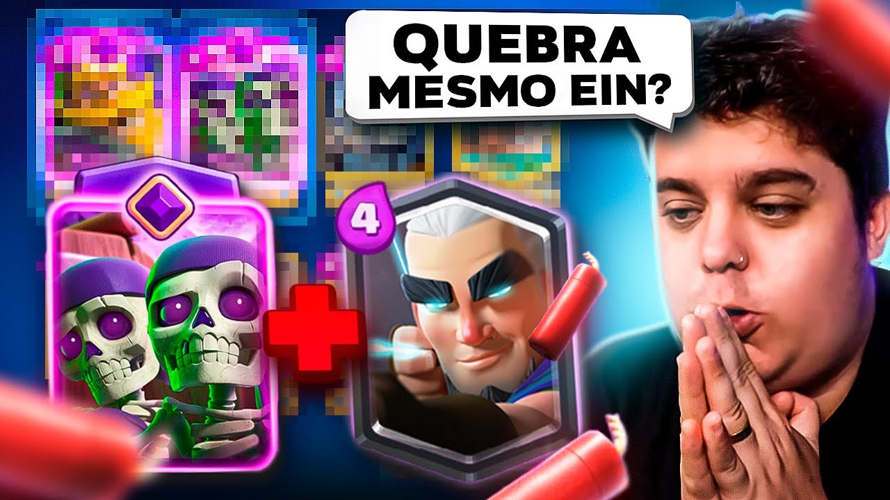 FIZ O TESTE MAIS ESPERADO DE QUEBRA MUROS EVOLUIDOS COM DECK CHOCOLATINHO * quebrado literalmente*