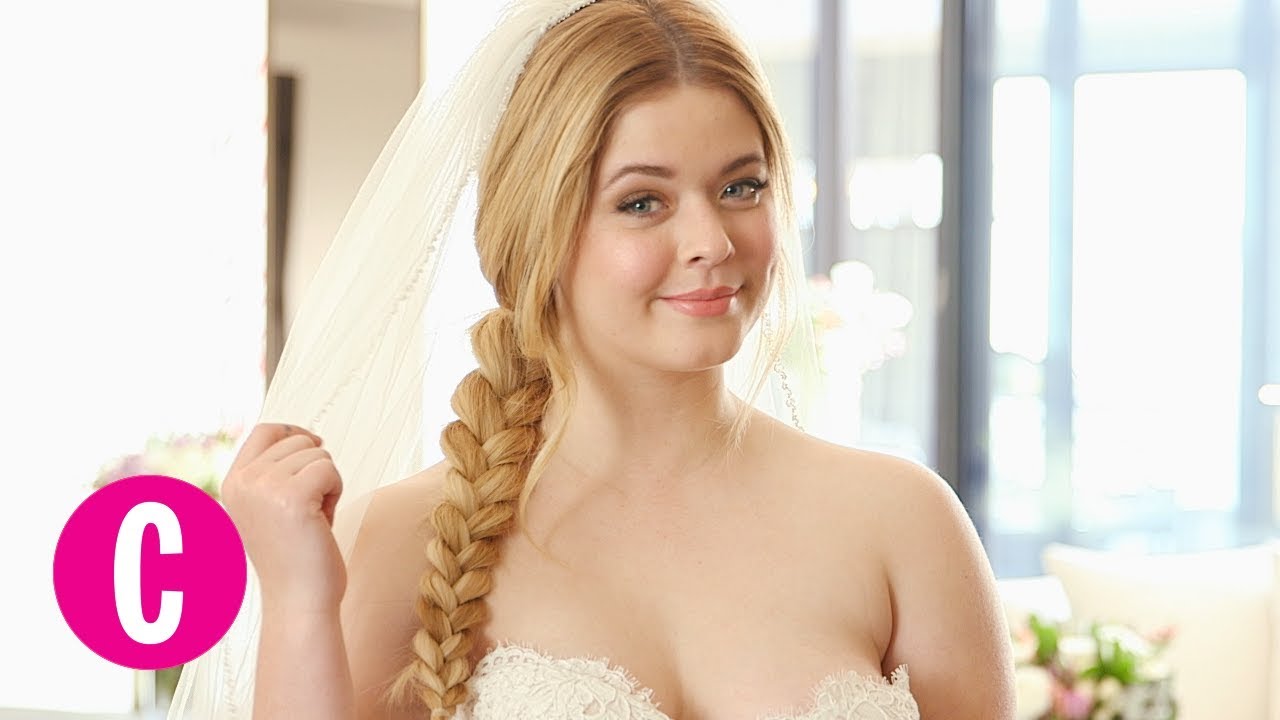 Sasha Pieterse Tests Out Different Braided Bridal Hairstyles | Cosmopolitan