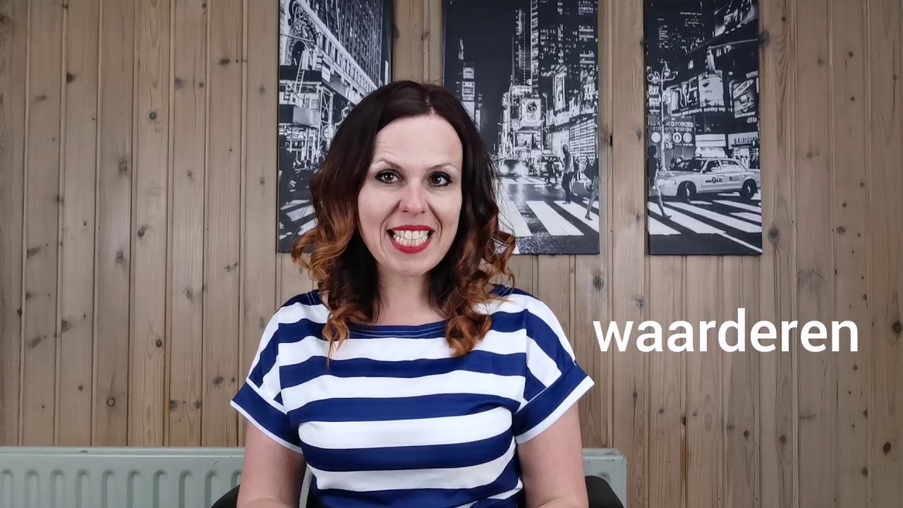 Niderlandzki od podstaw - czasownik WAARDEREN #produktywne #minutki #53