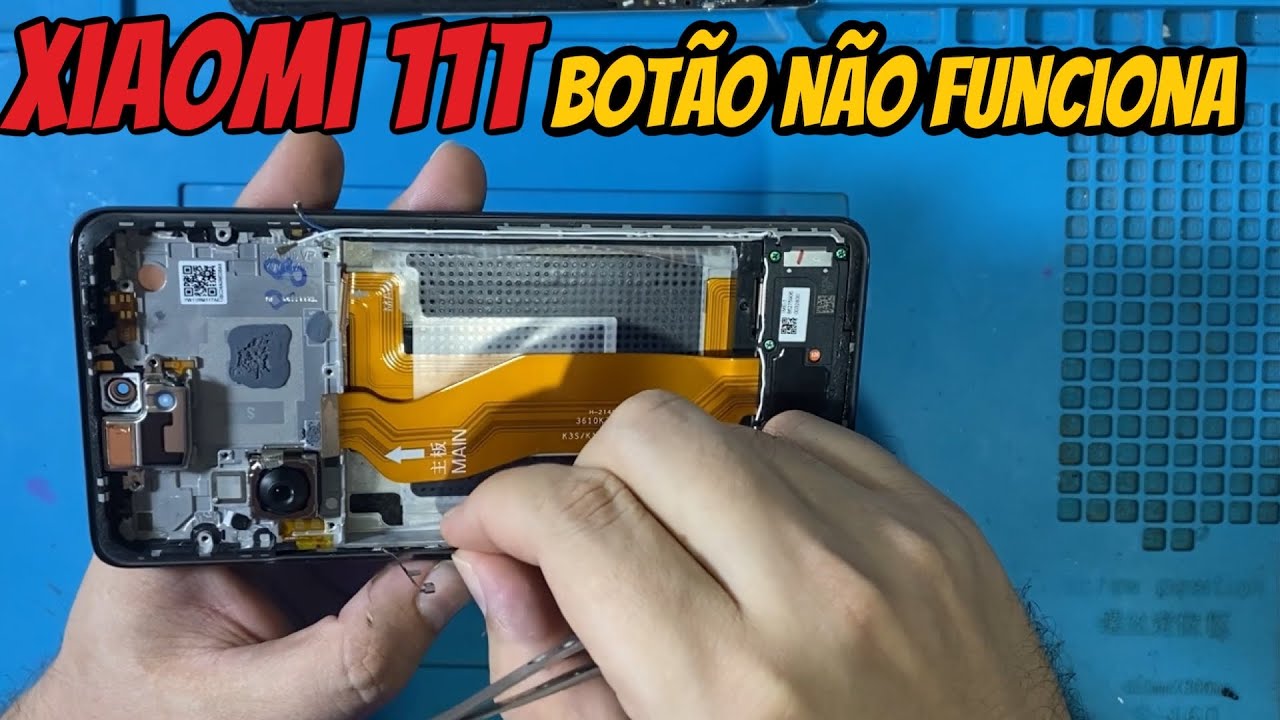 Xiaomi 11T 5G  Não funciona Bionetria e botão power | Como trocar Botão power com biometria