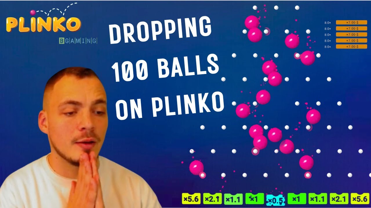 I dropped 100 balls on PLINKO - Dropping 100$ Plinko balls - Casino of the Kings