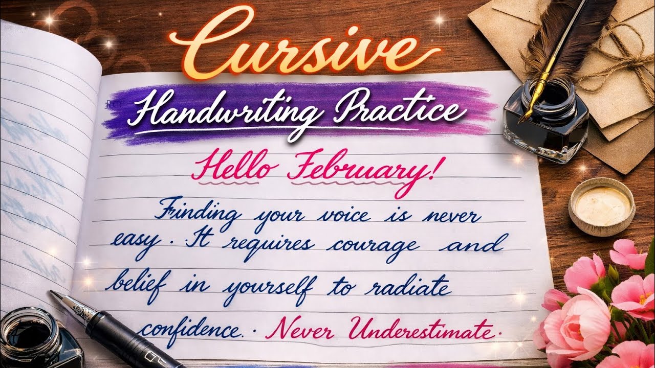 Neat & Easy Cursive Writing Tutorial | Handwriting Improvement