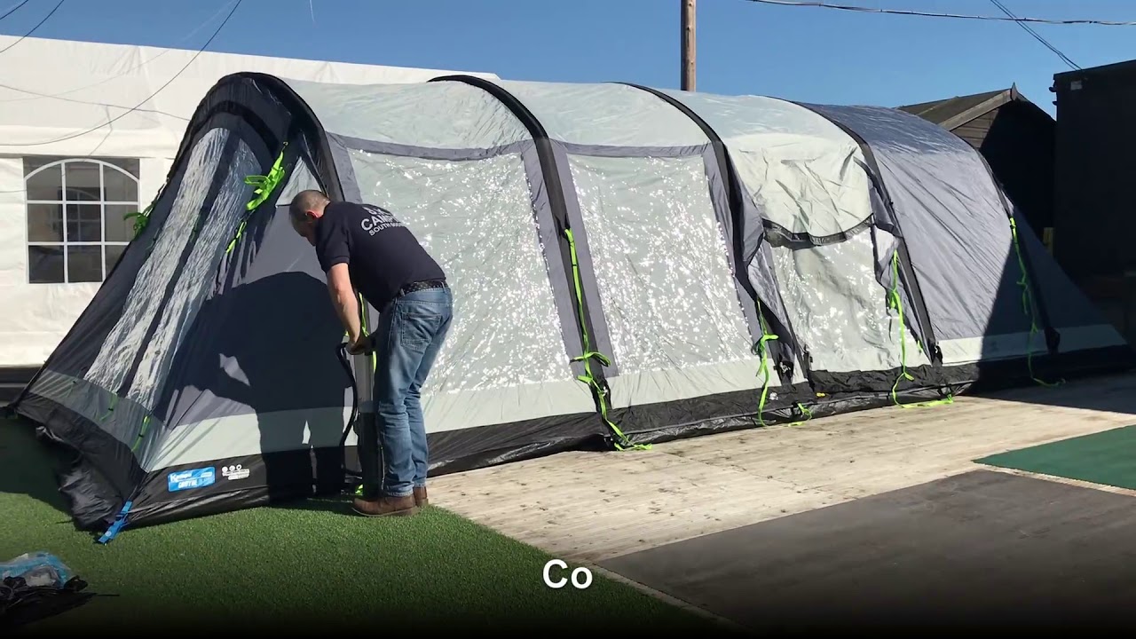 Kampa Croyde 6 Air Pro 2019 Pitching Video