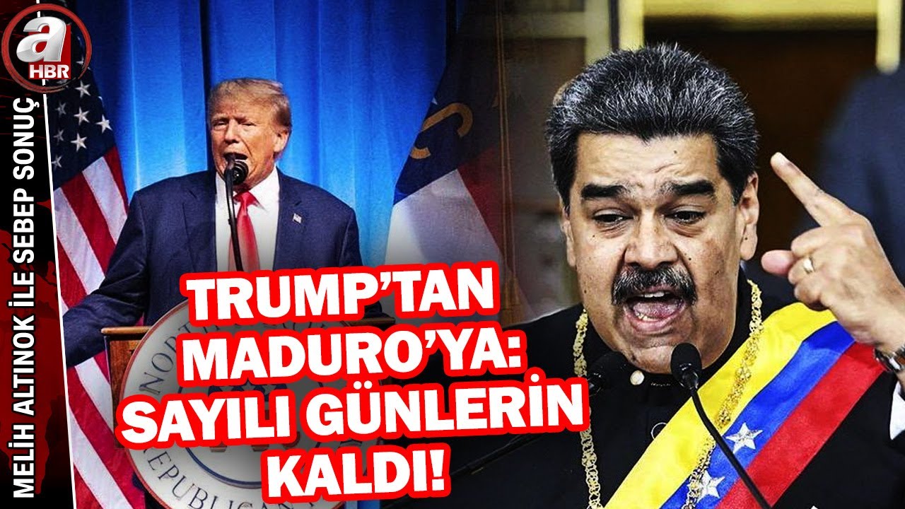 Trump'tan Maduro'ya tehdit: Sayılı günlerin kaldı! | A Haber