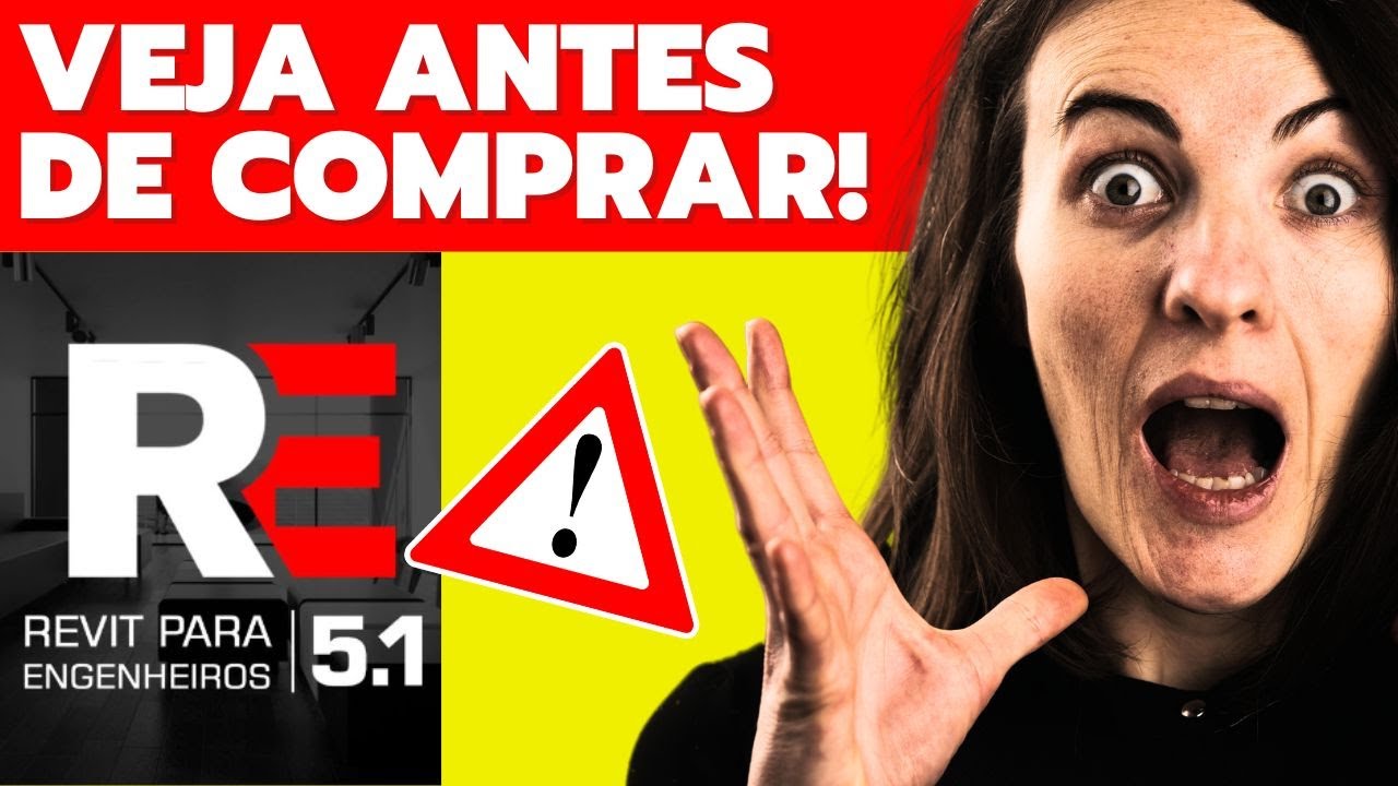 REVIT PARA ENGENHEIROS 5.1 (🔴✅😢MEU ALERTA!➡️🔴😢) Curso Revit para Engenheiros 5.1 Vale a Pena? Veja!
