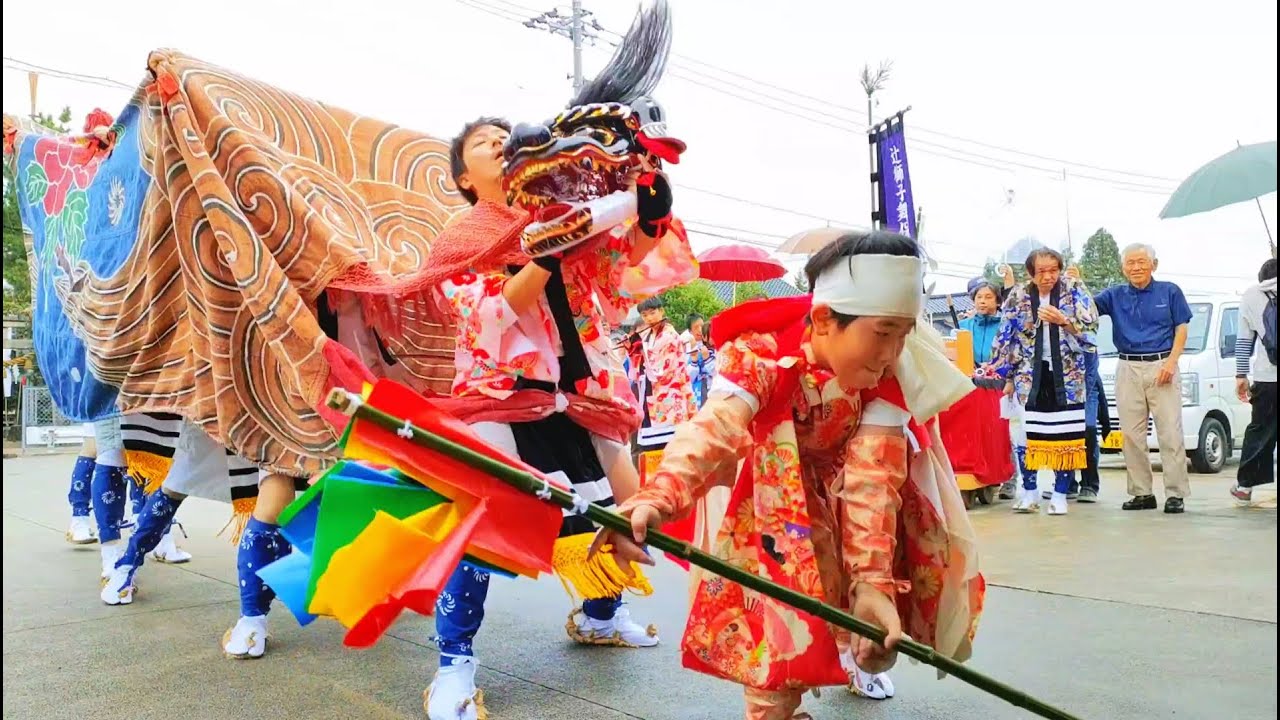 伝統が続く辻の祭礼｜辻獅子舞 2025｜富山県高岡市辻｜Takaoka Lion Dance