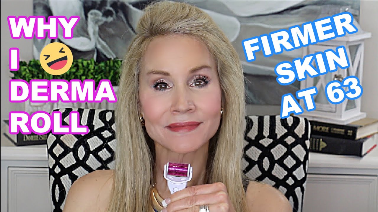 HOW TO DERMA ROLL YOUR FACE | HOW I USE DERMAROLLING TO FIRM UP MY SKIN AT 63!
