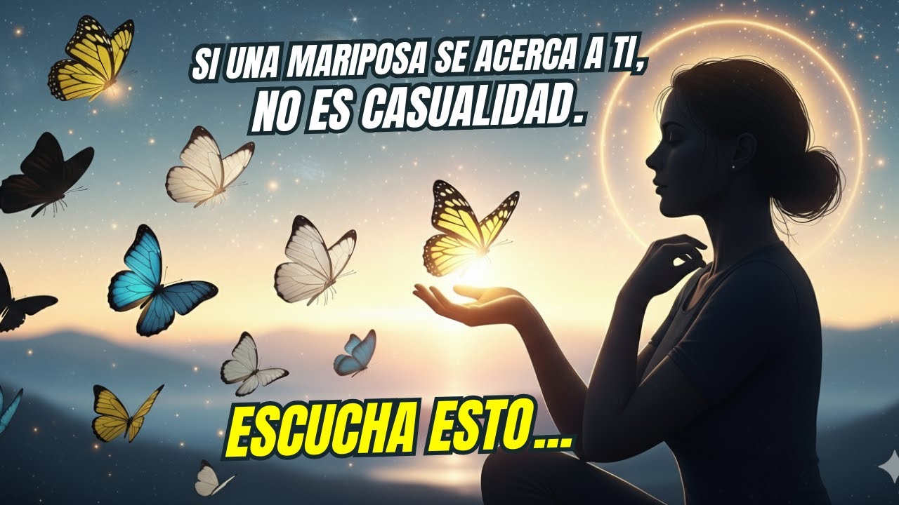 Si una Mariposa se acerca a ti, NO es casualidad. Escucha esto...
