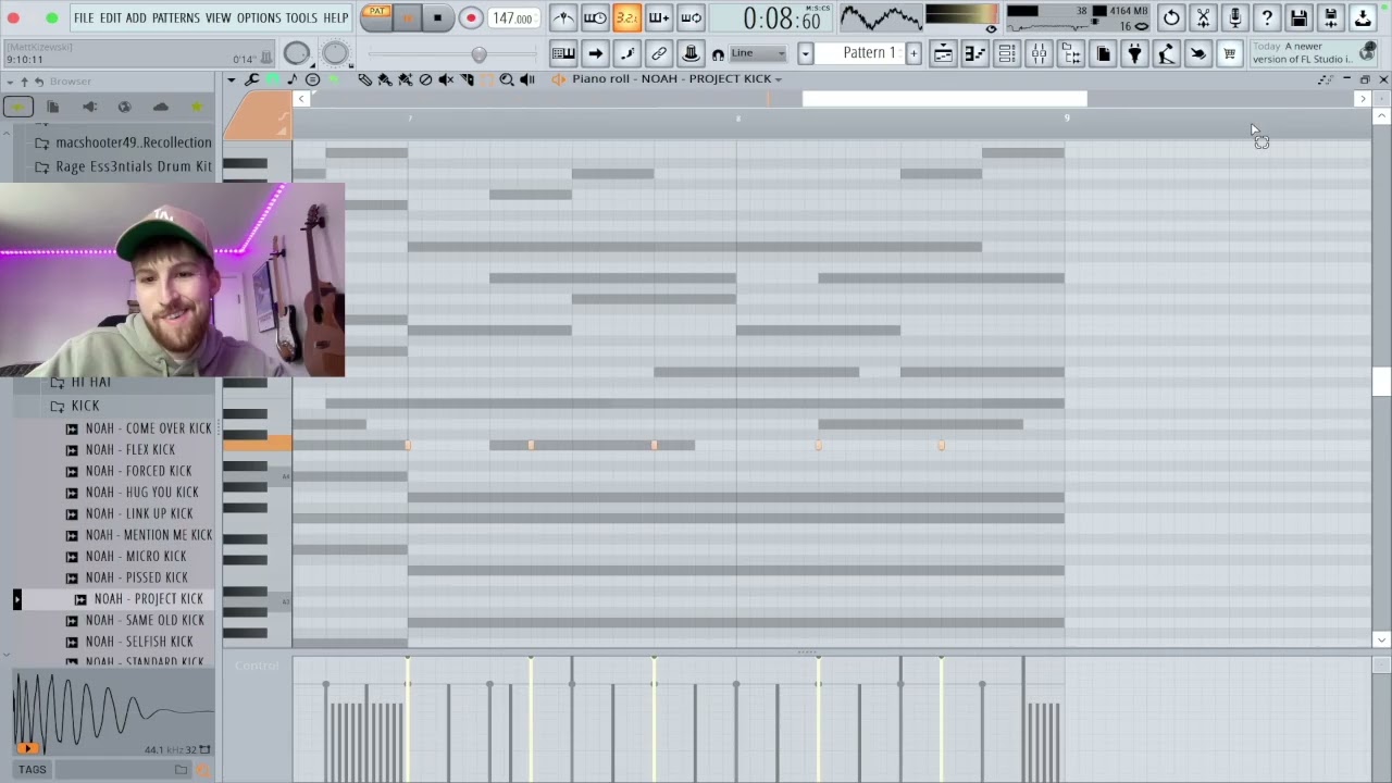 making a beautiful beat at 8:00AM